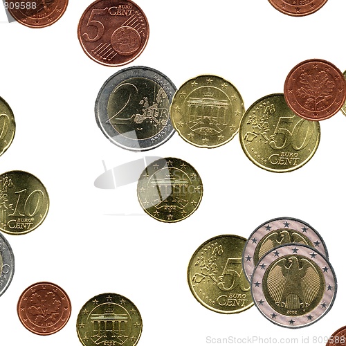 Image of Euro coins collage