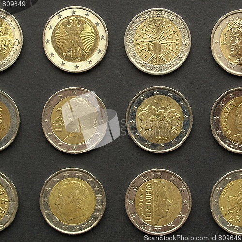 Image of Euro coins