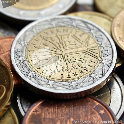 Image of Euro coins