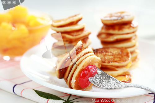 Image of Sweet mini pancakes 