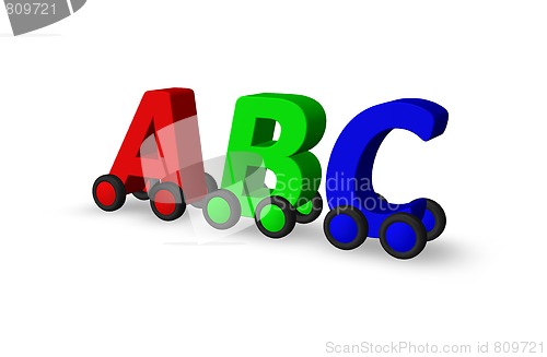 Image of abc on wheels