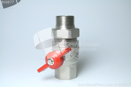 Image of Water valve isolated on white