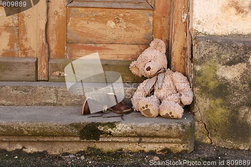 Image of Teddy Bear in town