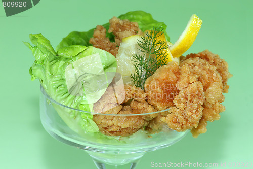 Image of Deep fried Kings prawns