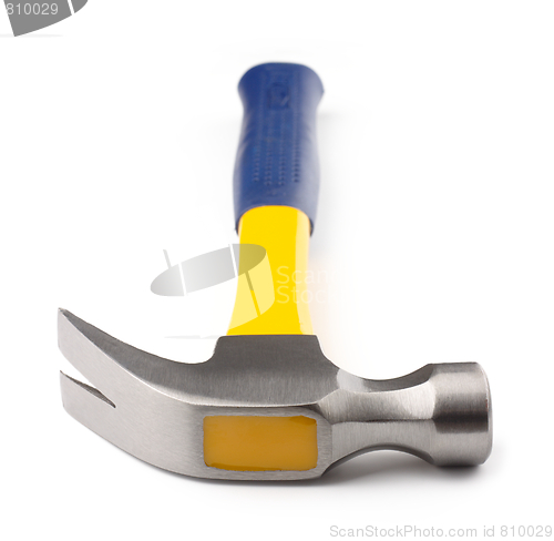 Image of Single blue and yellow hammer