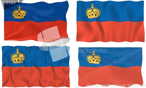 Image of Flag of liechtenstein