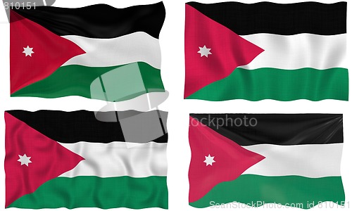 Image of Flag of Jordan