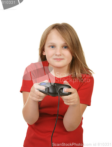 Image of child playing video games,