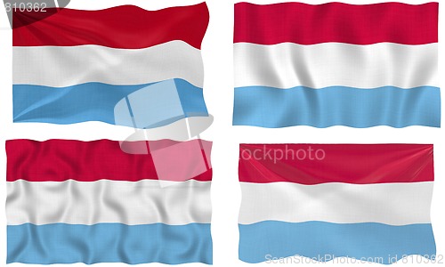 Image of Flag of Luxemburg