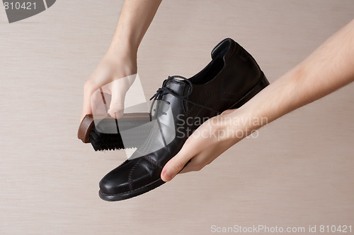 Image of Polishing footwear