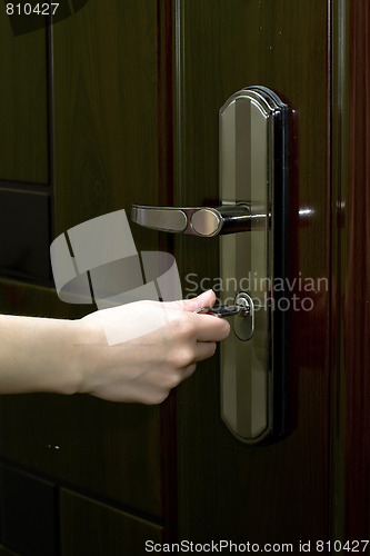 Image of Opening the door