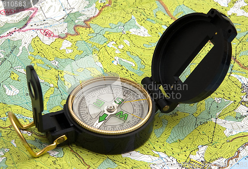 Image of Compass and map