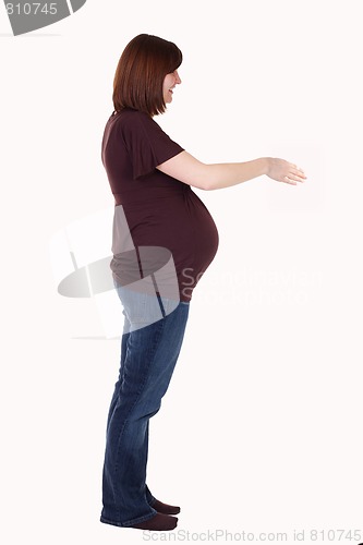 Image of Handshake From a Pregnant Lady