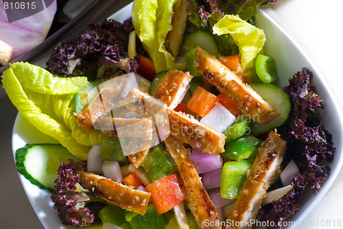 Image of sesame chicken salad