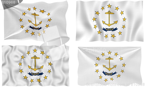 Image of Flag of Rhode Island
