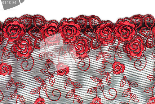 Image of Decorative lace with pattern