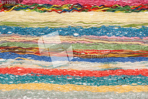 Image of Colour threads for knitting