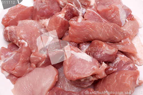 Image of Fresh damp meat, background