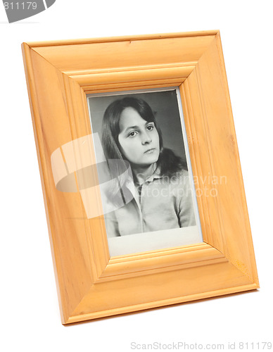 Image of Monochrome photography in wooden frame