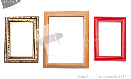 Image of Three frames for photography