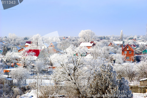 Image of Village in a snow