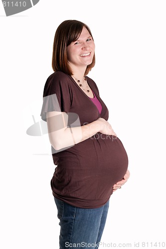 Image of Smiling Pregnant Mother