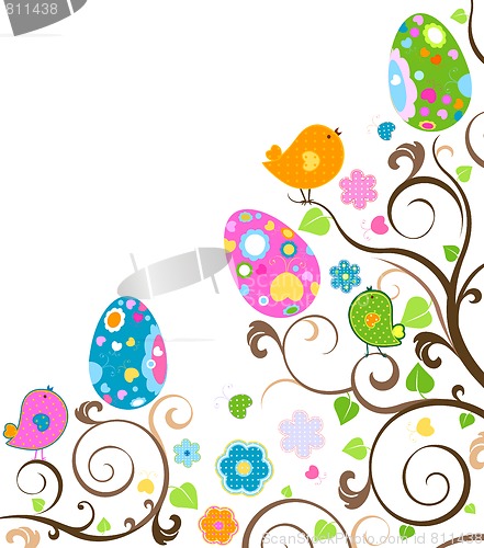 Image of easter tree