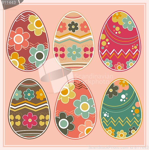 Image of easter eggs 