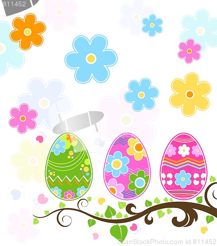 Image of easter eggs