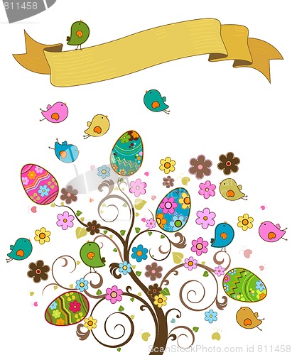 Image of easter tree