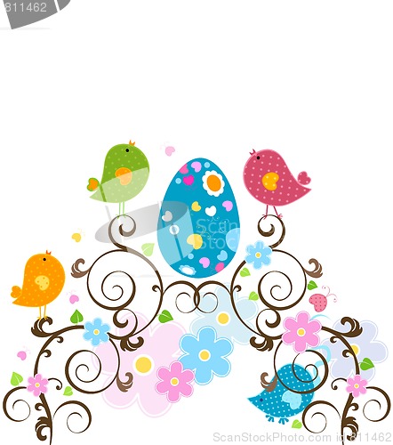 Image of easter tree