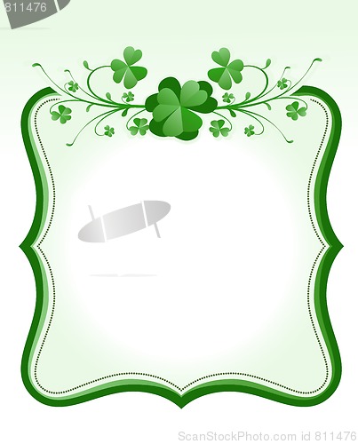 Image of St. Patrick`s Day frame 