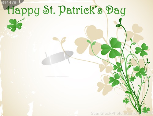 Image of st patrick`s day card