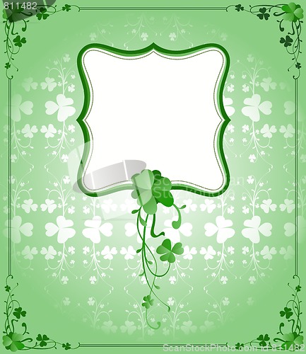 Image of St. Patrick`s Day frame 