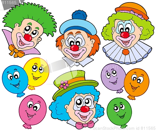 Image of Funny clowns collection