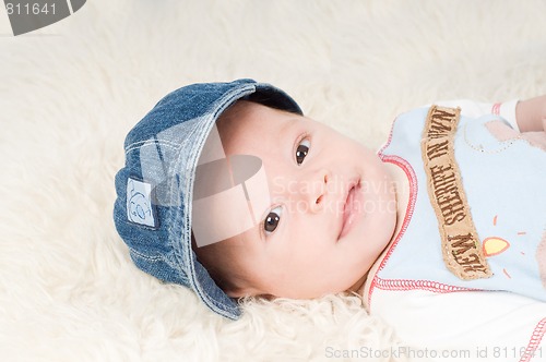 Image of Trendy newborn boy