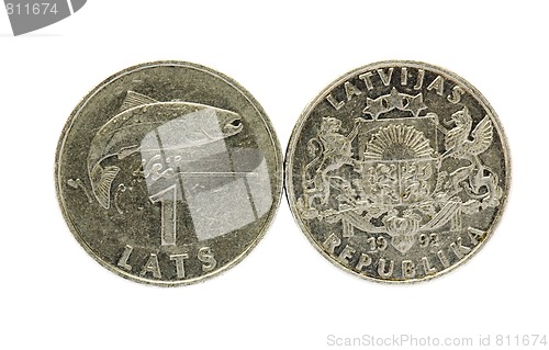Image of Coin of the Latvian republic