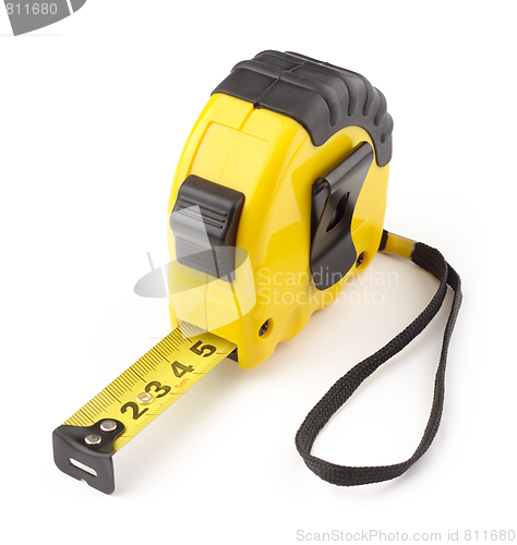 Image of Single yellow and black tape measure