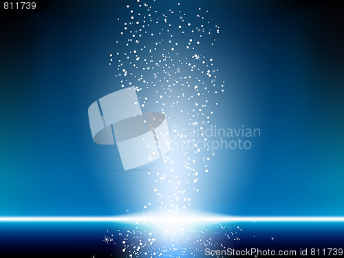 Image of Blue Stars Background.