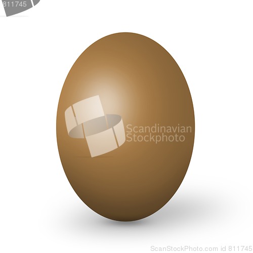 Image of Colorful easter eggs isolated on white