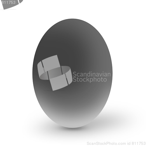 Image of Colorful easter eggs isolated on white