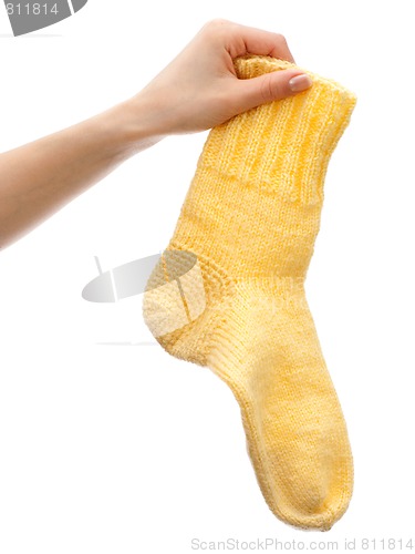 Image of Yellow sock