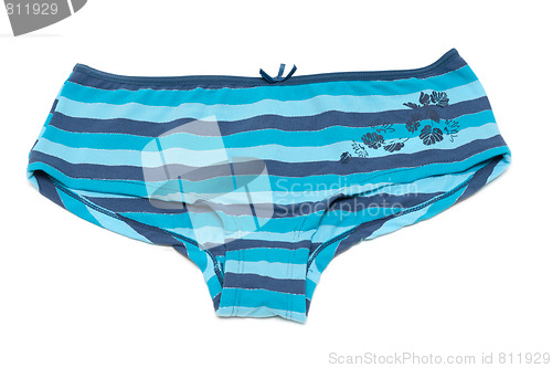 Image of Feminine underclothes, striped panties