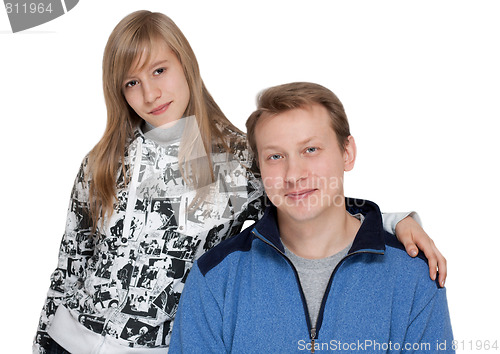 Image of Household portrait father and daughter