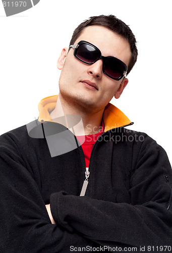 Image of Portrait men in sunglasses