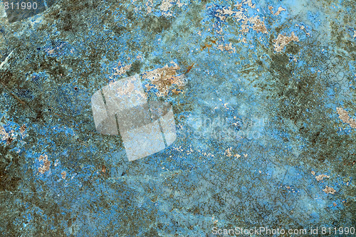 Image of blue decay texture