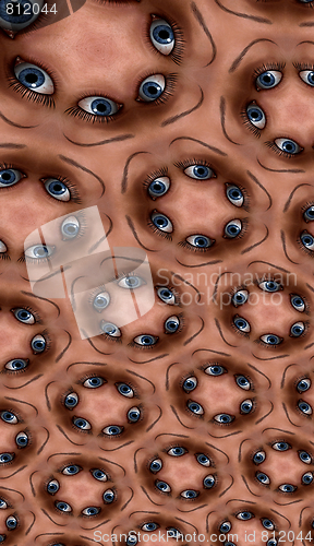 Image of Eye Fractal Background