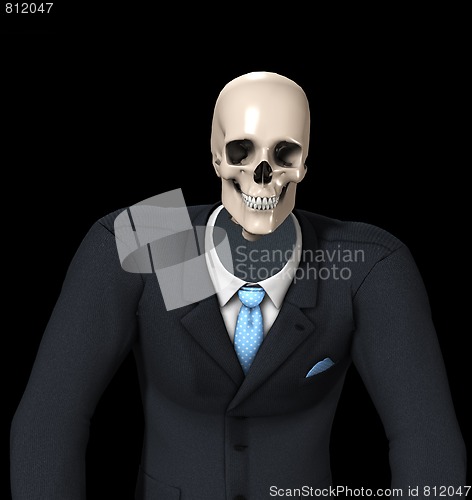 Image of Skeleton Businessman
