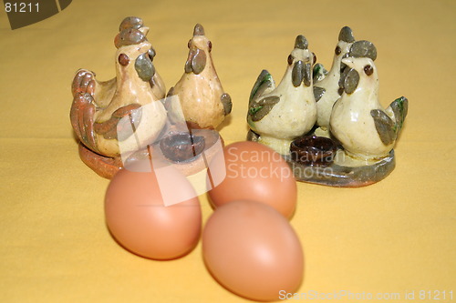 Image of Hens and eggs