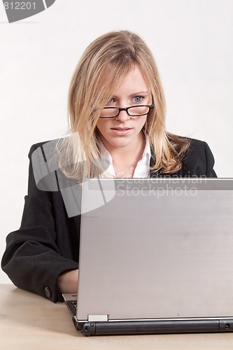 Image of Attractive twenties blonde caucasian woman